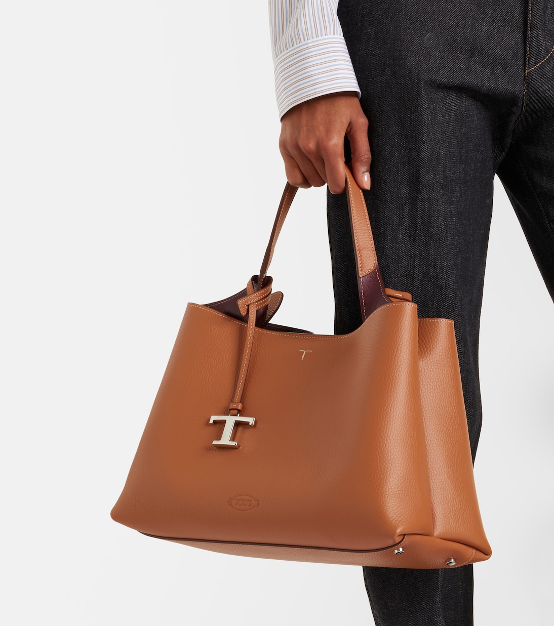 Apa Medium leather tote bag | Tod's