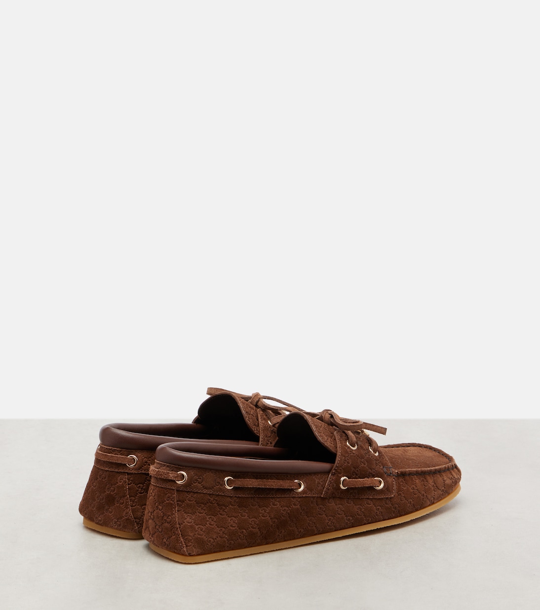 GG suede boat shoes | Gucci