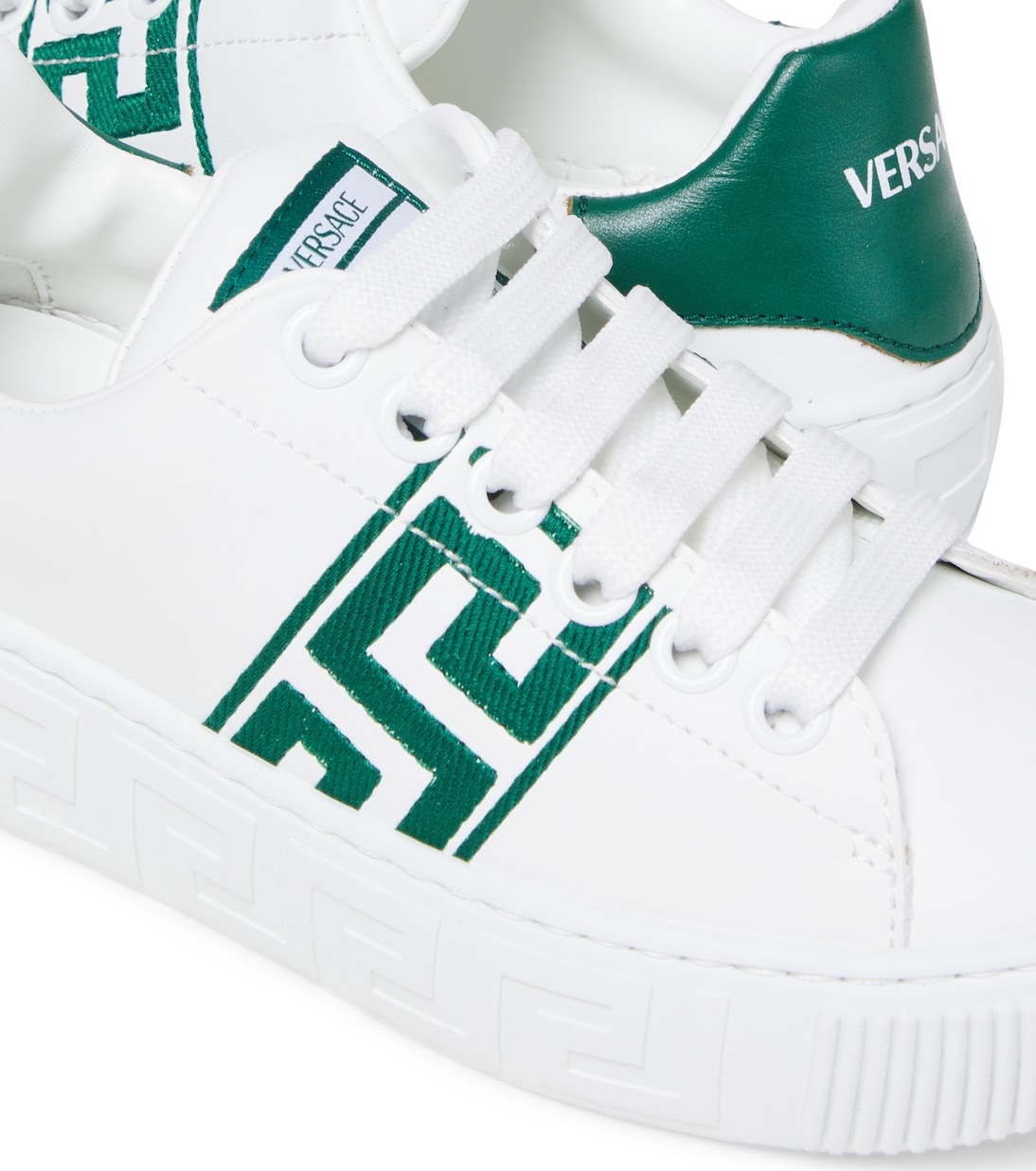 Greca embroidered sneakers | Versace Kids