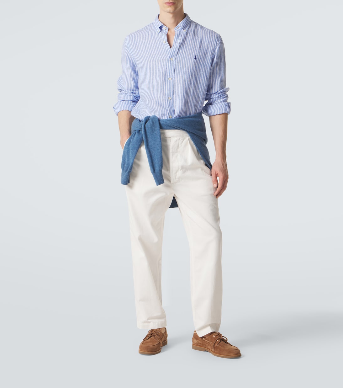 Striped linen shirt | Polo Ralph Lauren