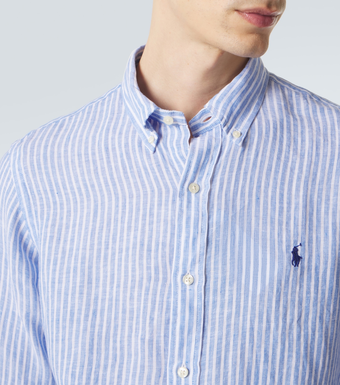 Striped linen shirt | Polo Ralph Lauren
