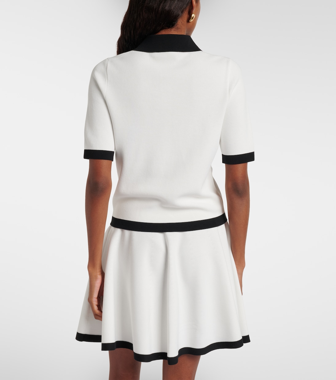 Ribbed-knit polo shirt | Nina Ricci