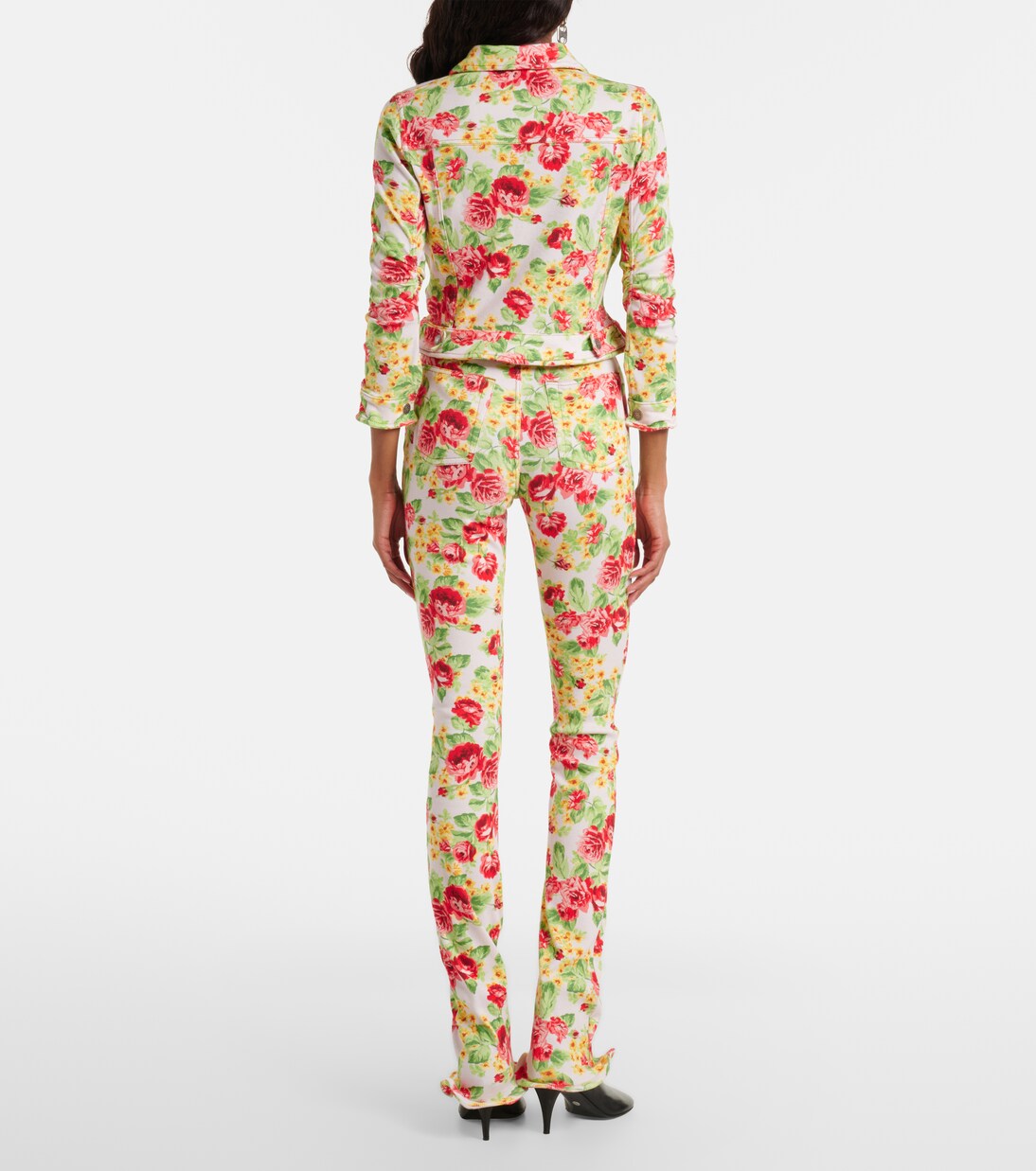 Jean slim Epetra à fleurs | Acne Studios