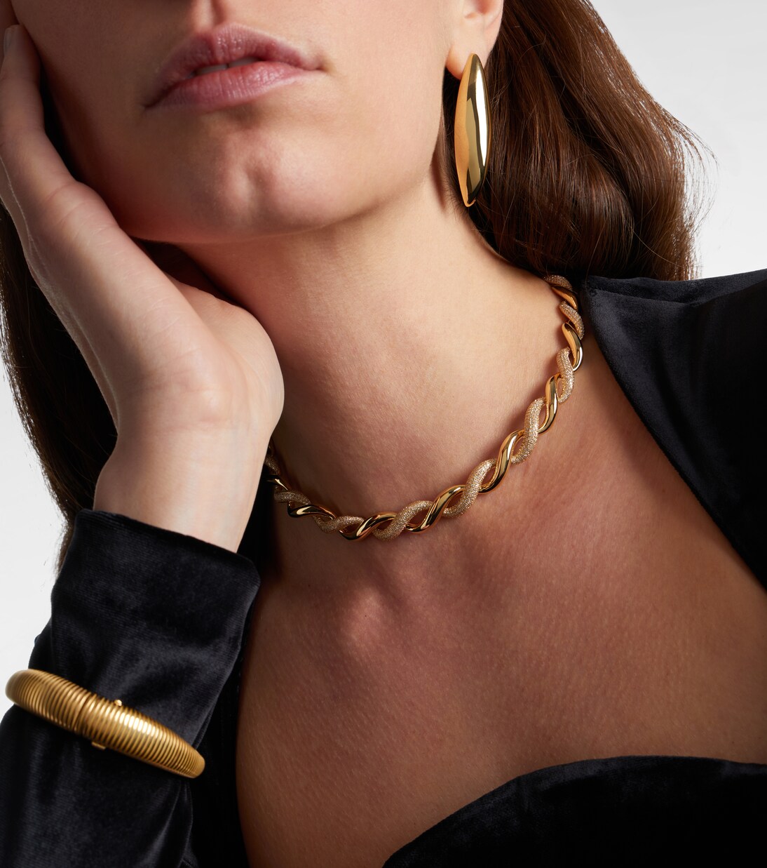 18kt gold (750/1000) necklace with diamonds | Shay Jewelry