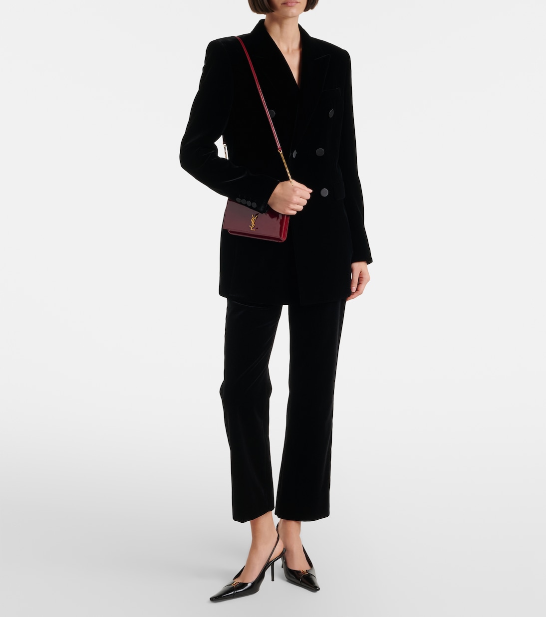 Cassandre皮革手机包 | Saint Laurent