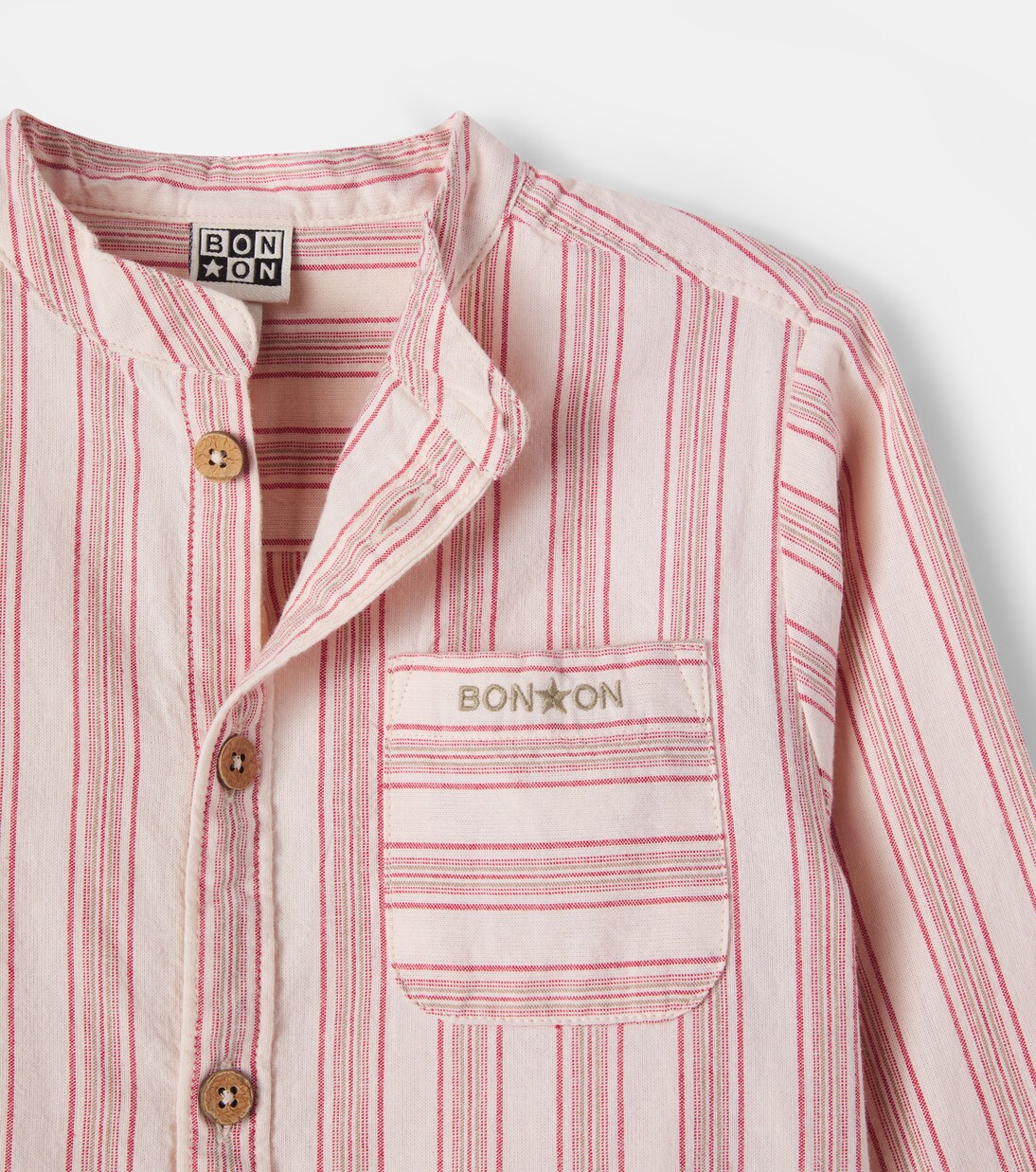 Never striped cotton shirt | Bonton