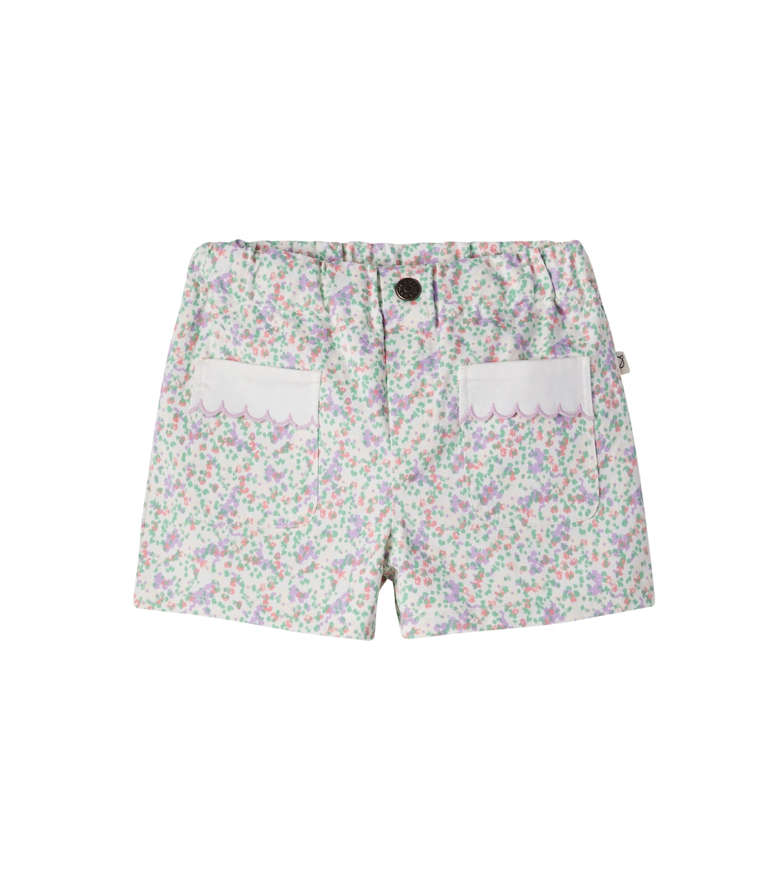 Rose floral twill shorts | Cozmo