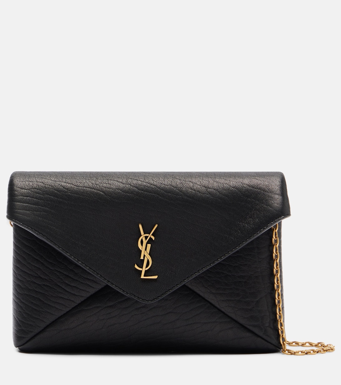 Cassandre Small leather clutch | Saint Laurent