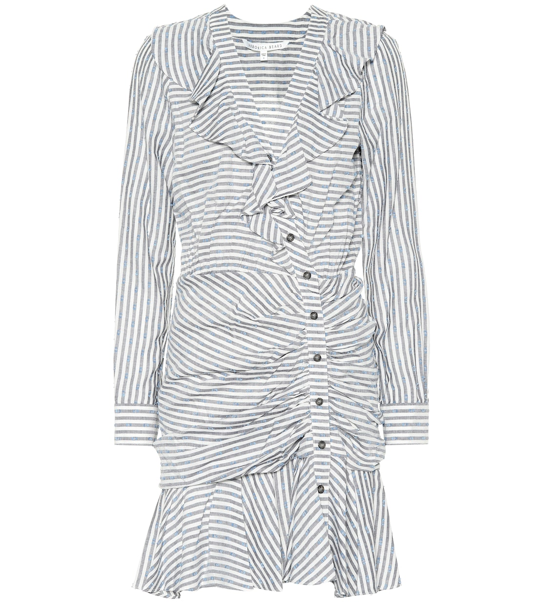 Kai cotton-blend striped dress | Veronica Beard
