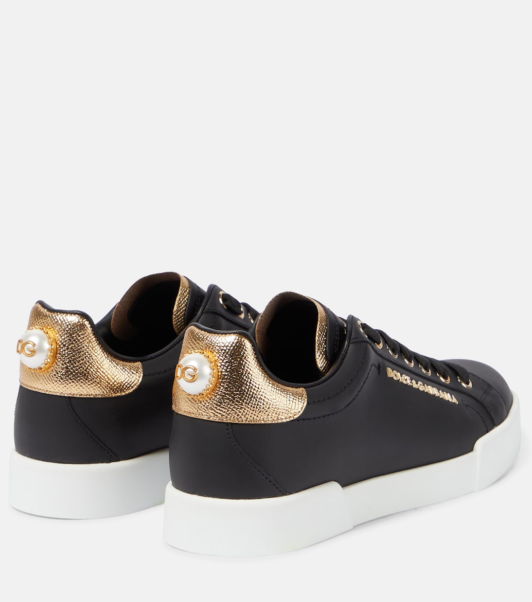 Baskets Portofino en cuir | Dolce&Gabbana