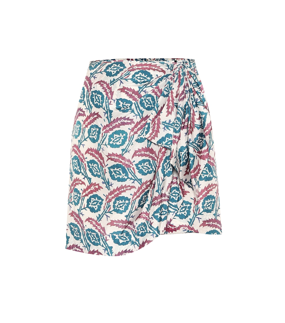 Minifalda Renzia de seda estampada | Isabel Marant