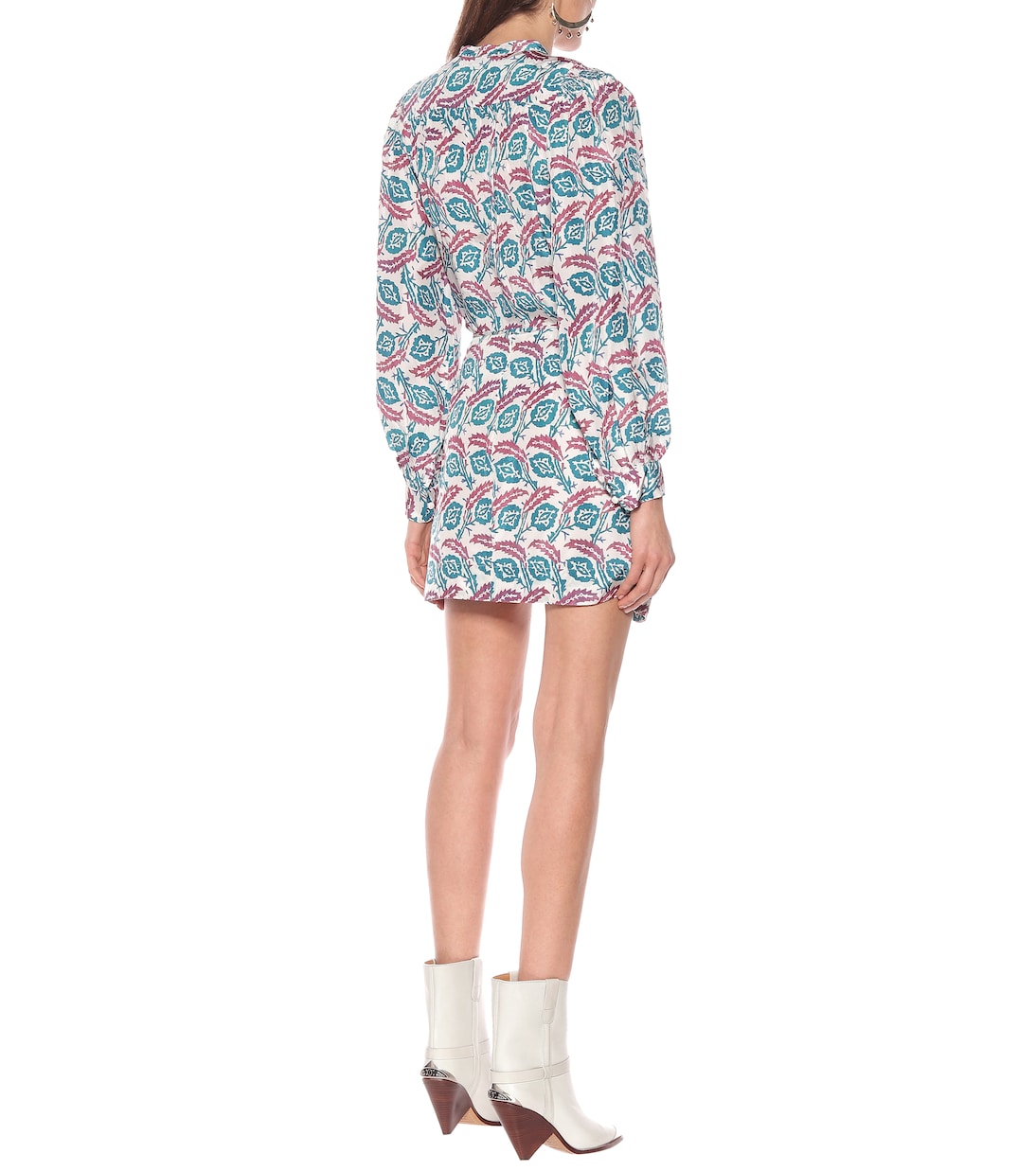 Minifalda Renzia de seda estampada | Isabel Marant
