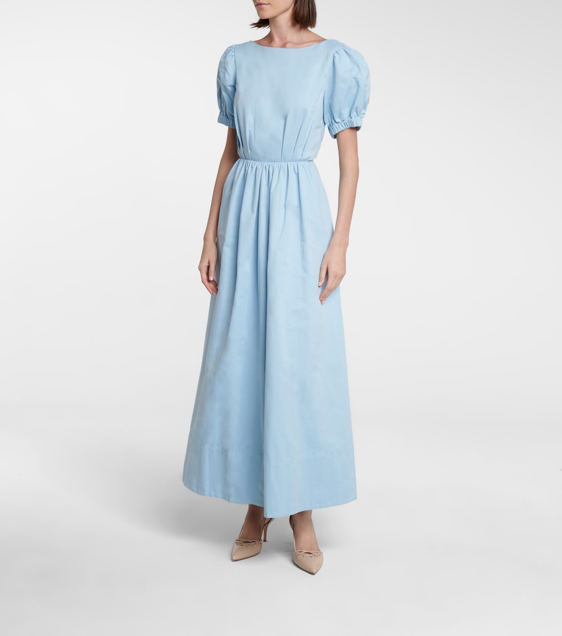 Alix cotton-blend faille maxi dress | Staud