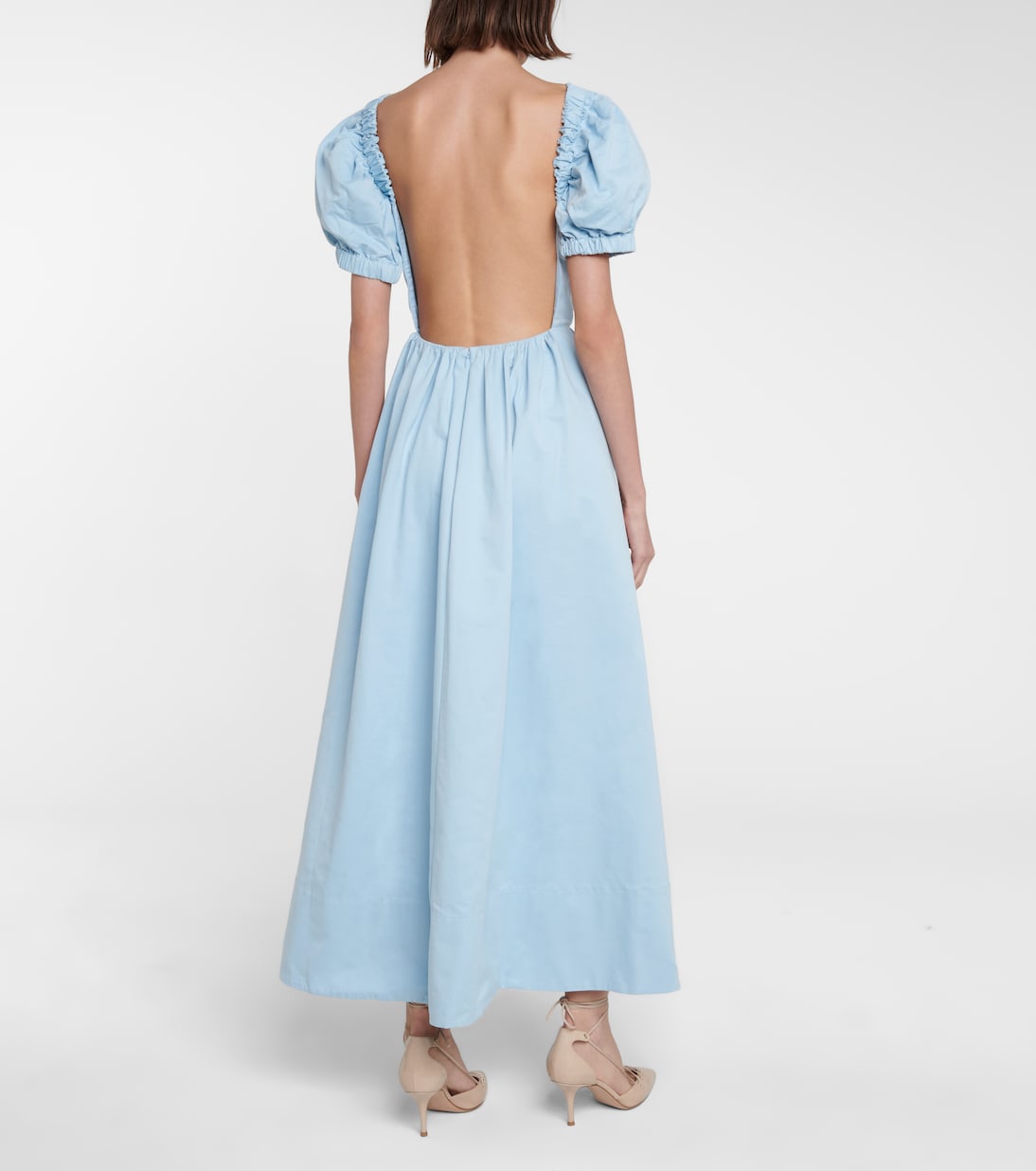 Alix cotton-blend faille maxi dress | Staud