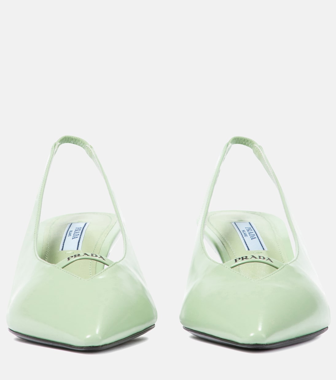 Slingback-Pumps aus Leder | Prada