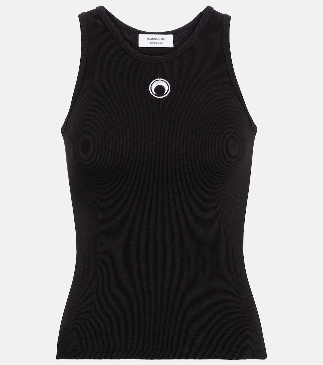 Ribbed-knit cotton tank top | Marine Serre