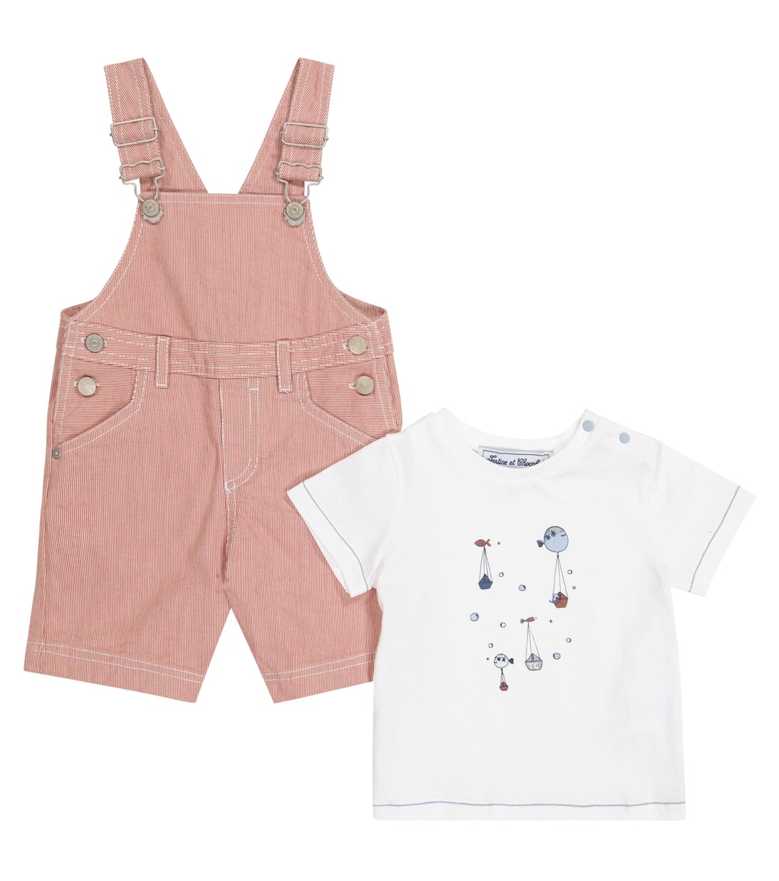 Bebé - set de mono y camiseta | Tartine et Chocolat
