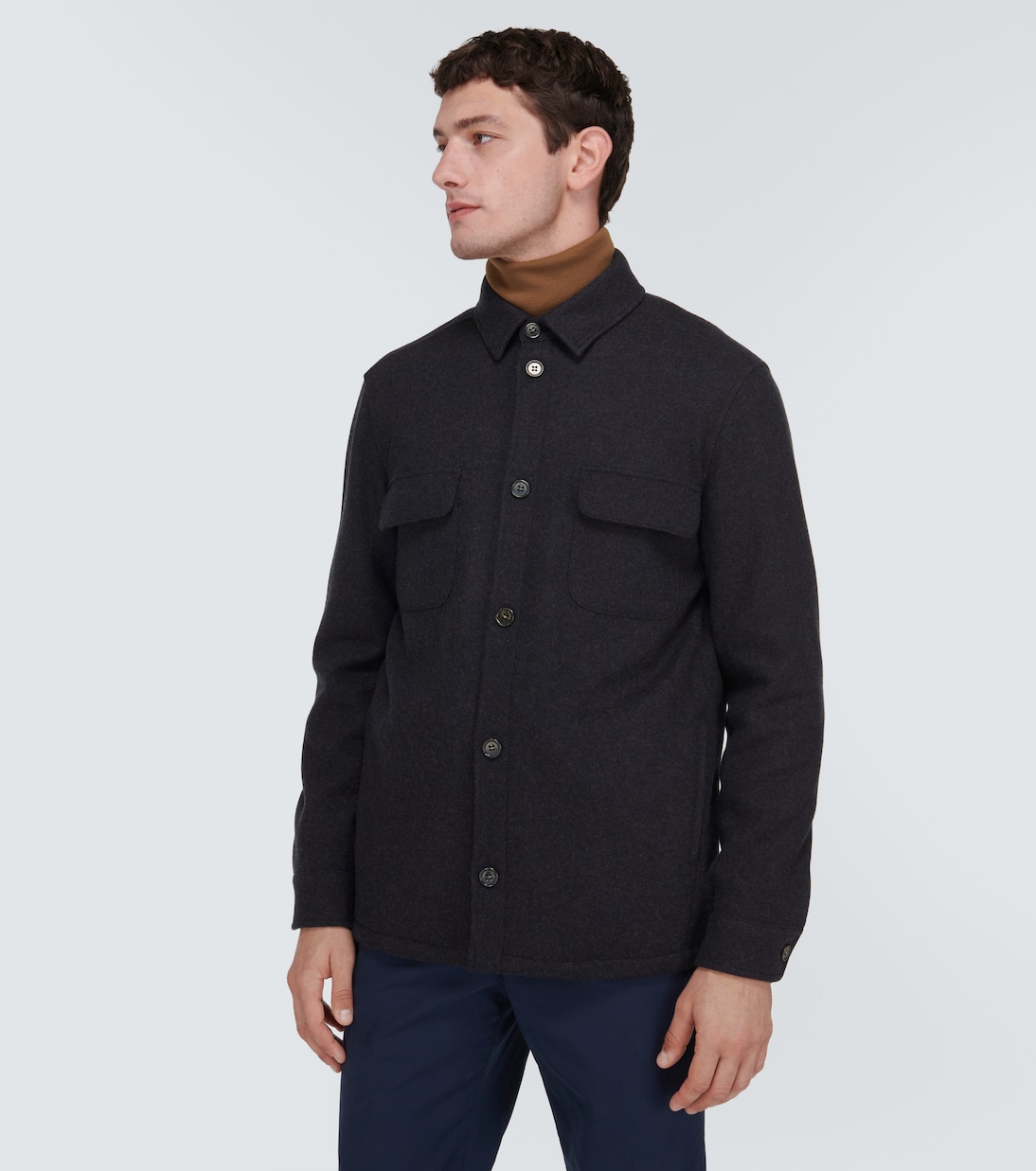 Hemdjacke aus Kaschmir | Loro Piana