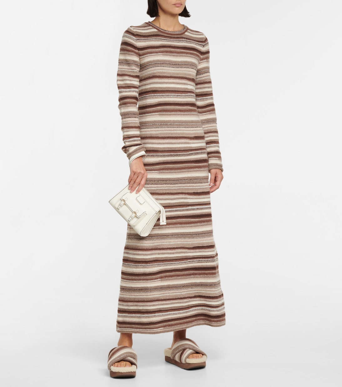 Wavy shearling slides | Chloé