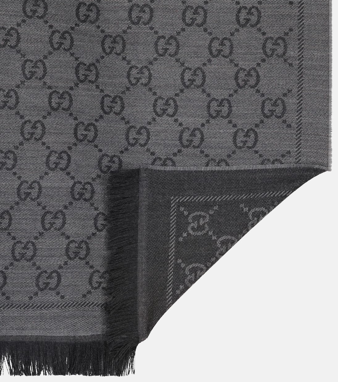 GG wool jacquard scarf | Gucci