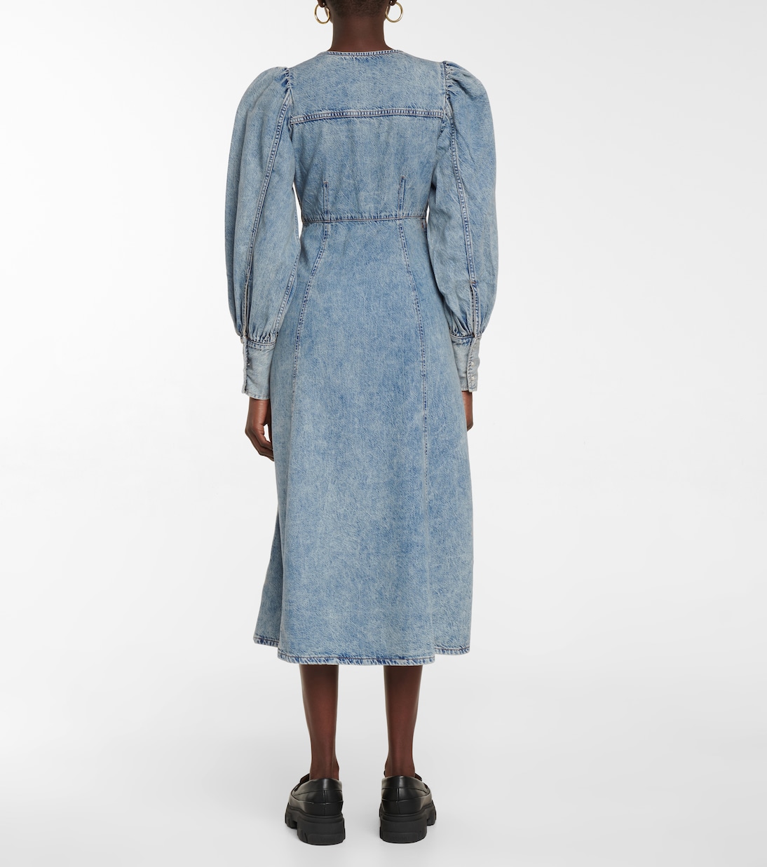 Vestido midi vaquero | Ganni