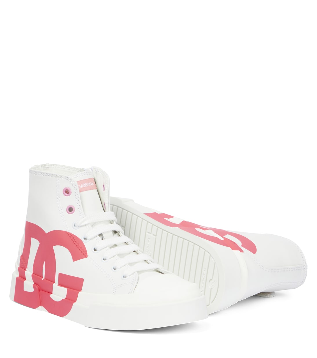 High-Top Sneakers aus Leder | Dolce&Gabbana Kids