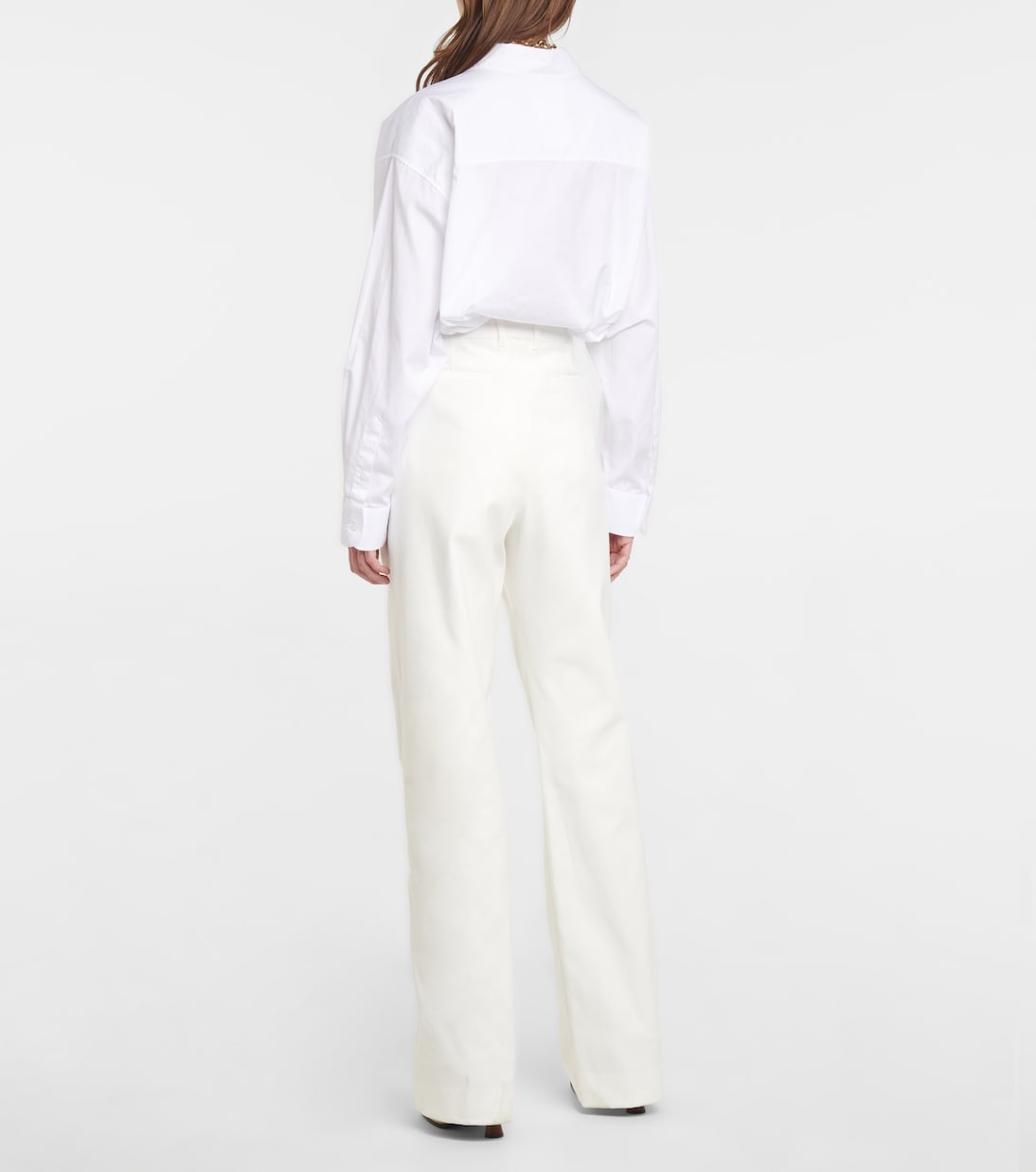 Kaplan Daisy high-rise cotton pants | Loro Piana