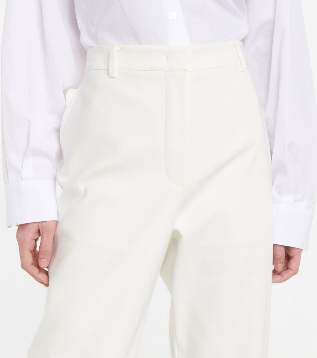 Kaplan Daisy high-rise cotton pants | Loro Piana