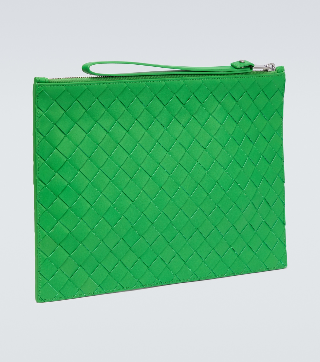 Etui mit Riemen Intrecciato Large aus Leder | Bottega Veneta