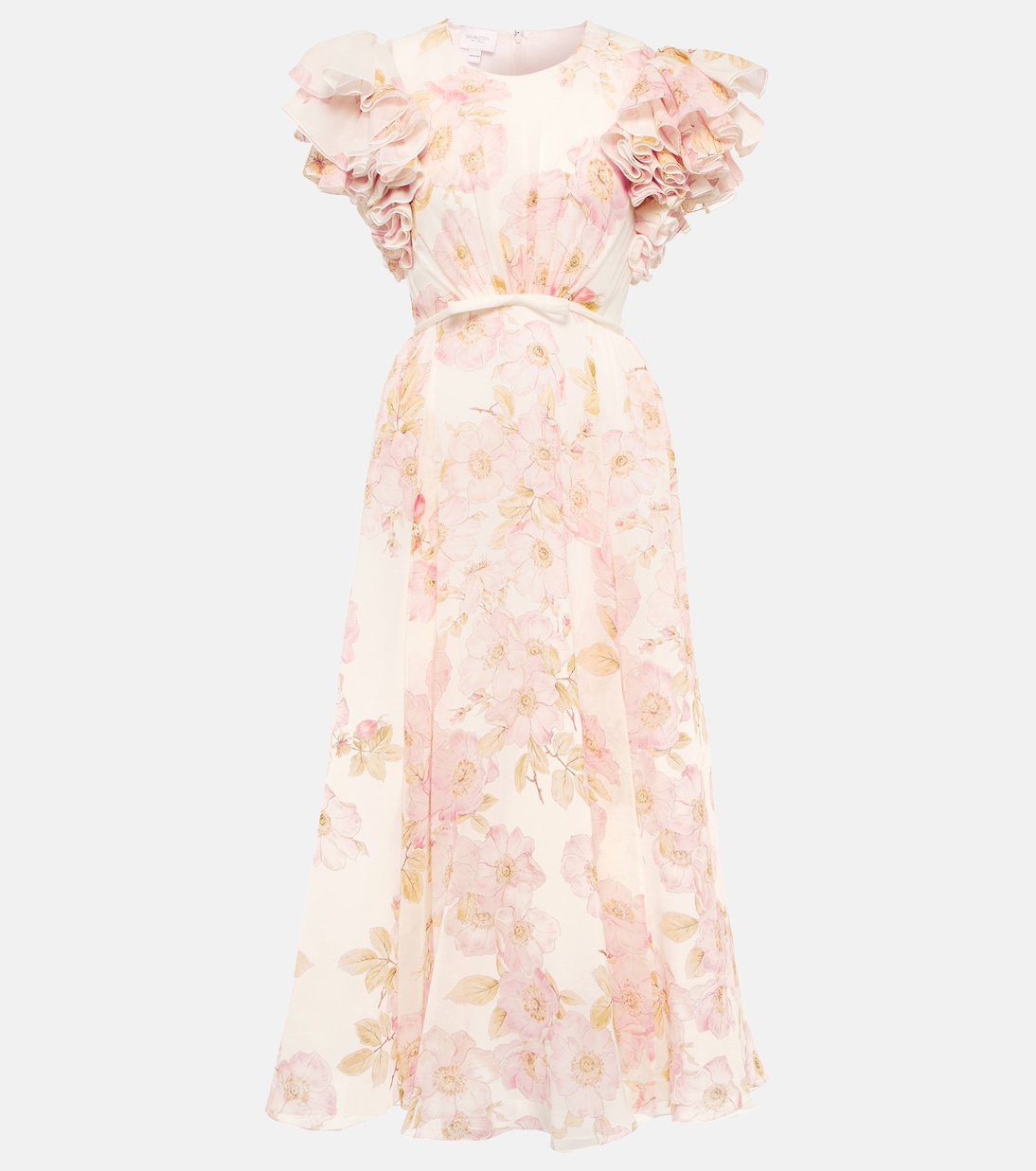 Vestido de fiesta en georgette de seda | Giambattista Valli
