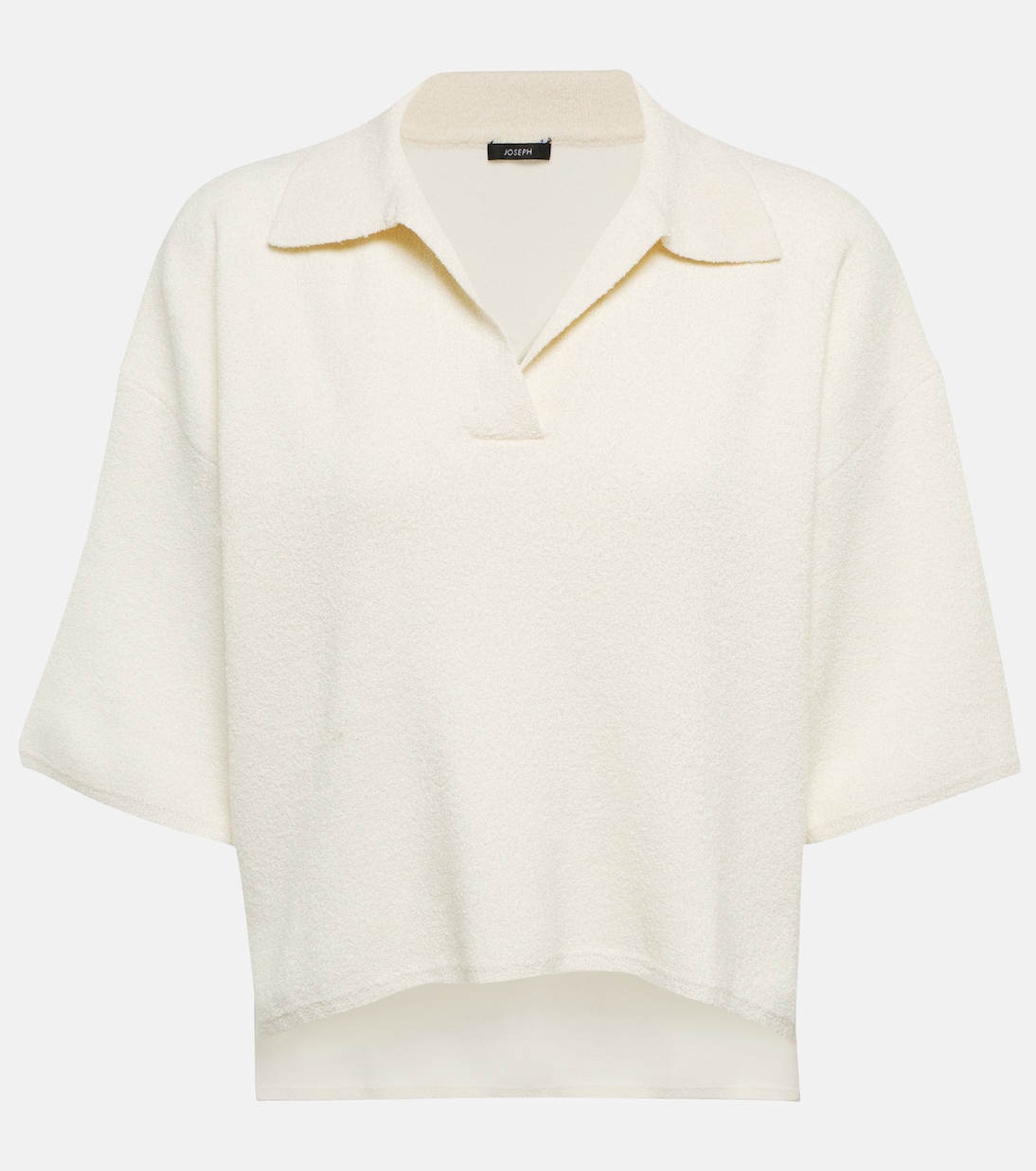 Silk-blend toweling polo shirt | Joseph