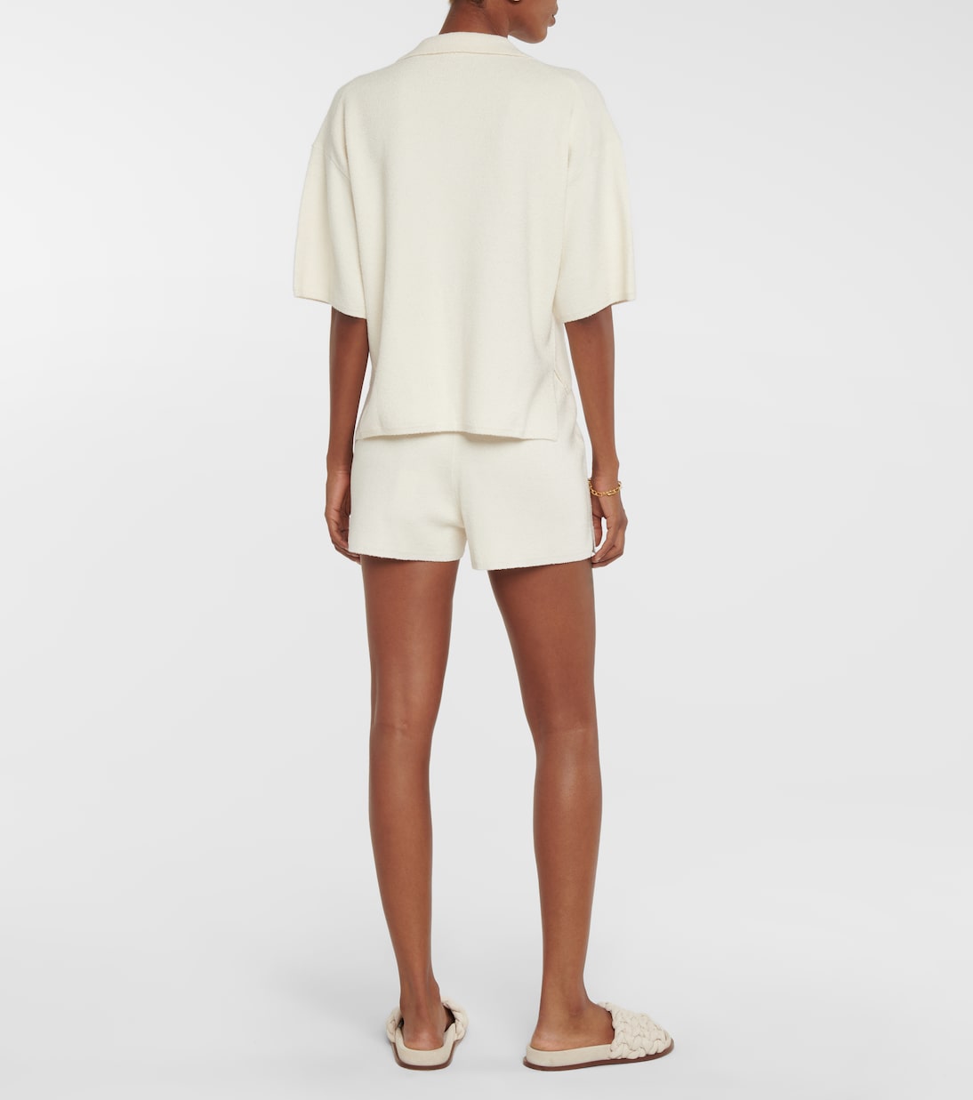 Silk-blend toweling polo shirt | Joseph