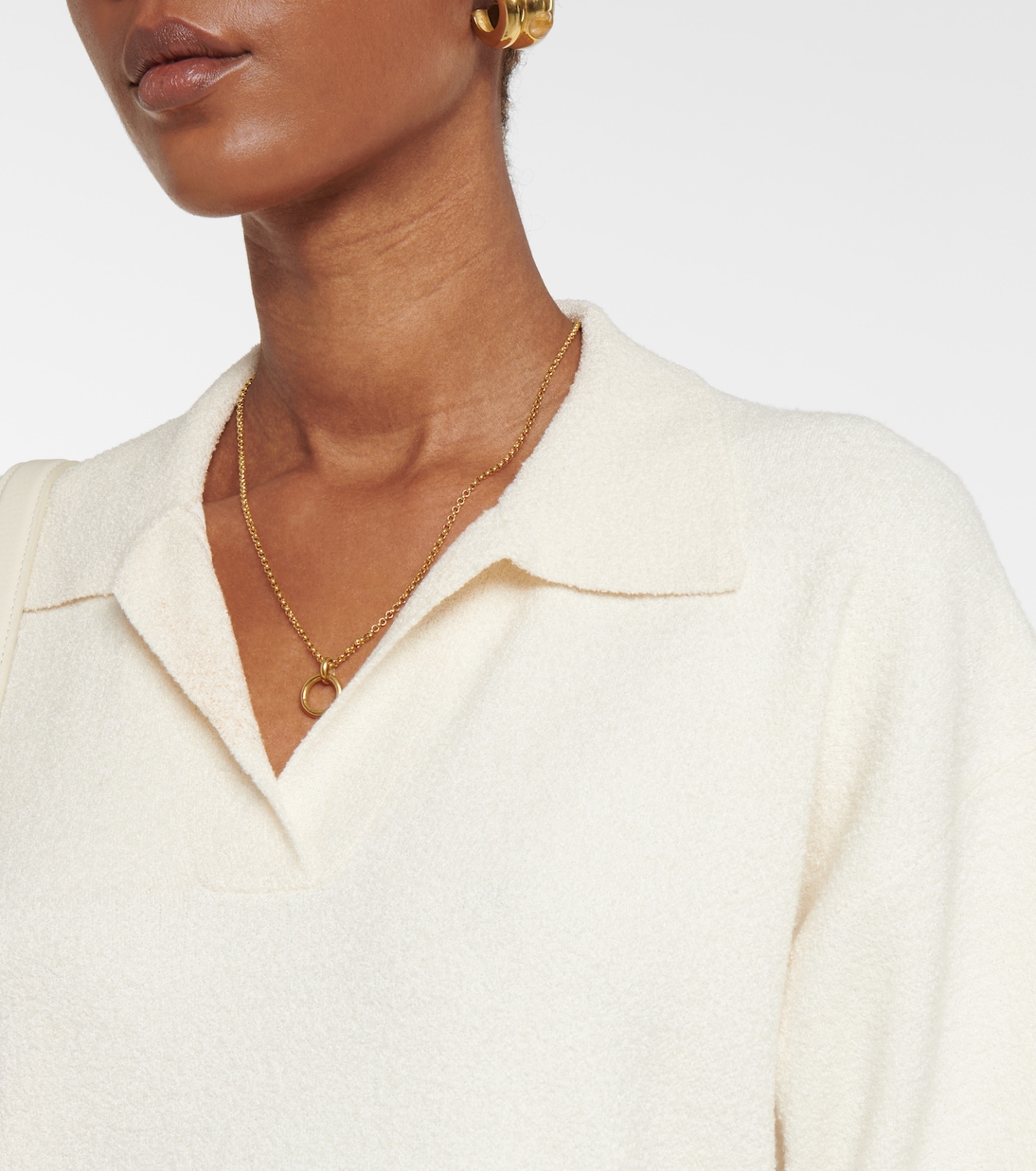 Silk-blend toweling polo shirt | Joseph