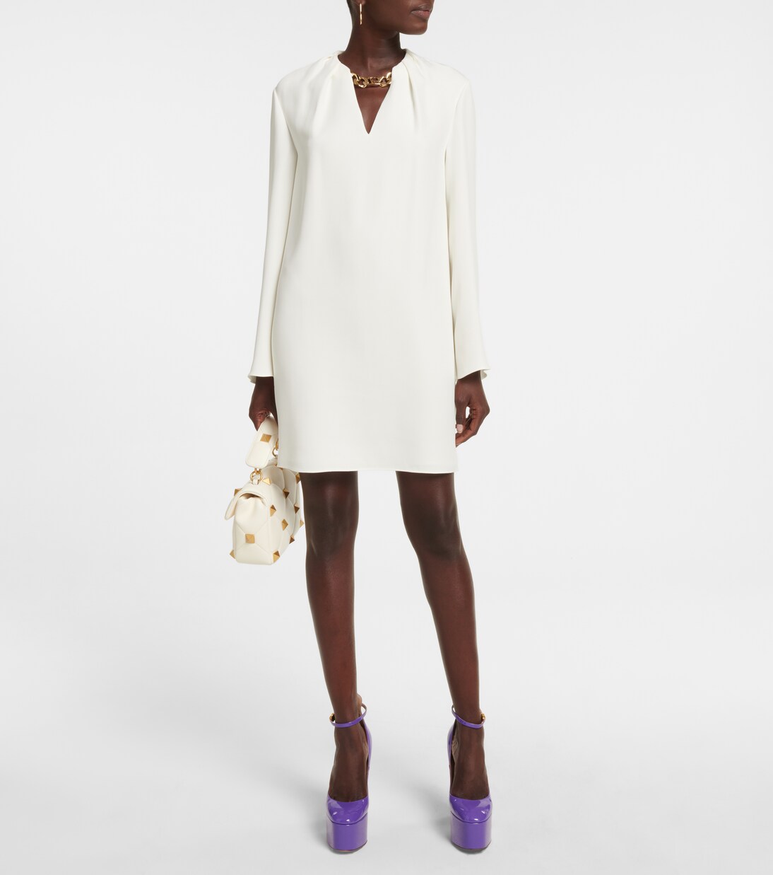 Escarpins Tan-Go à plateau en cuir verni | Valentino Garavani