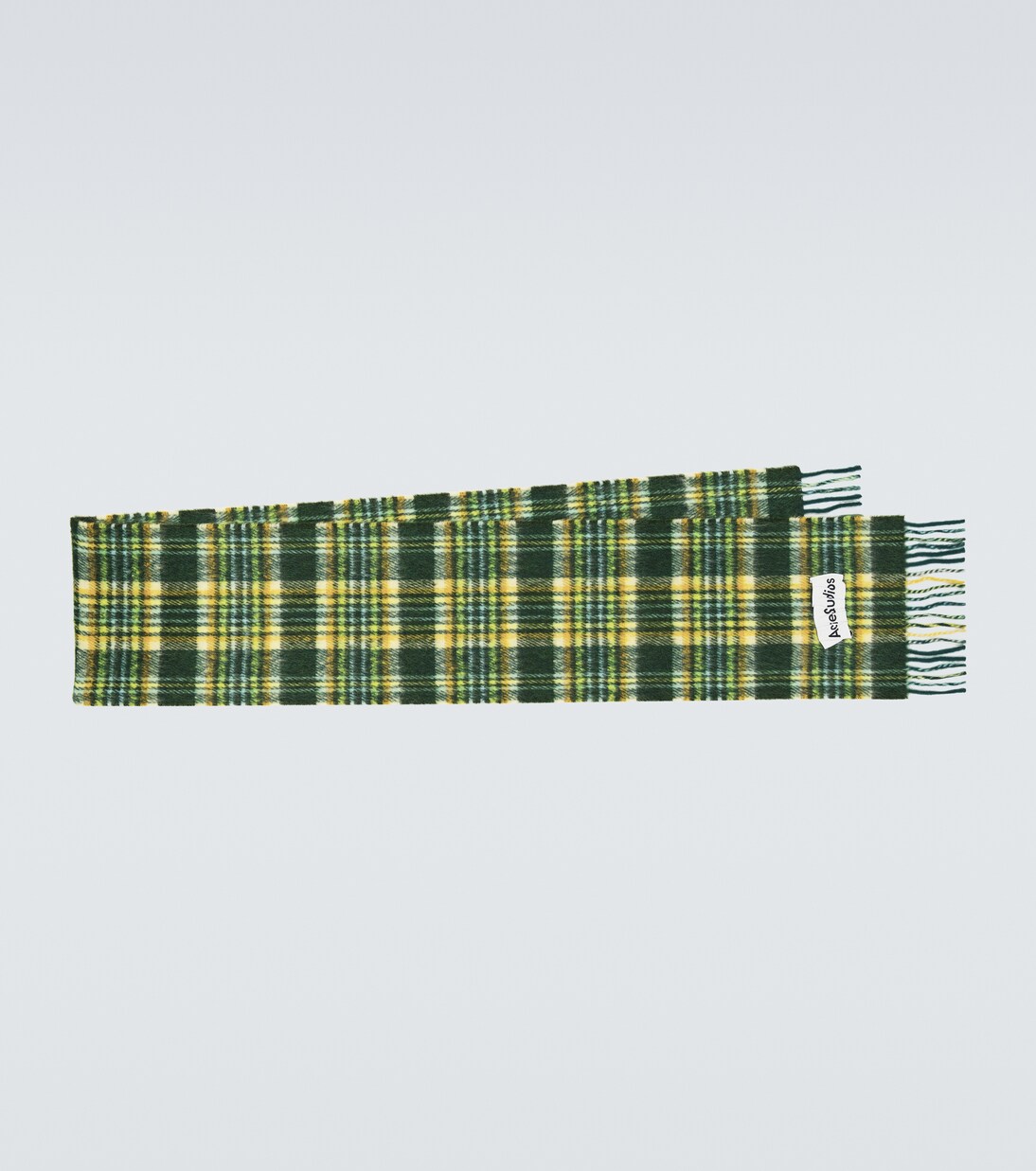 Bufanda en mezcla de lana a cuadros | Acne Studios