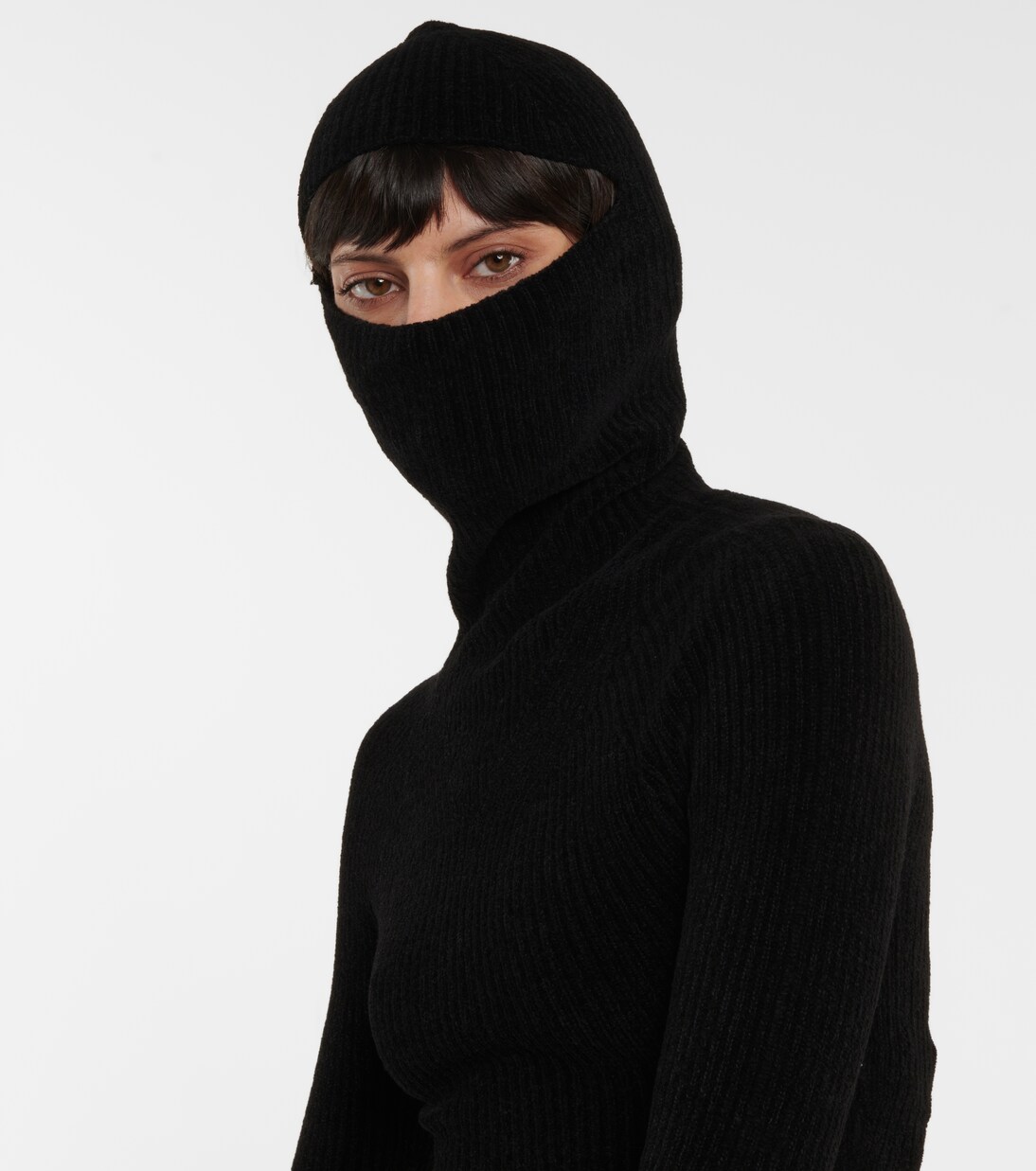 Crop top de punto con cuello alto | Jacquemus