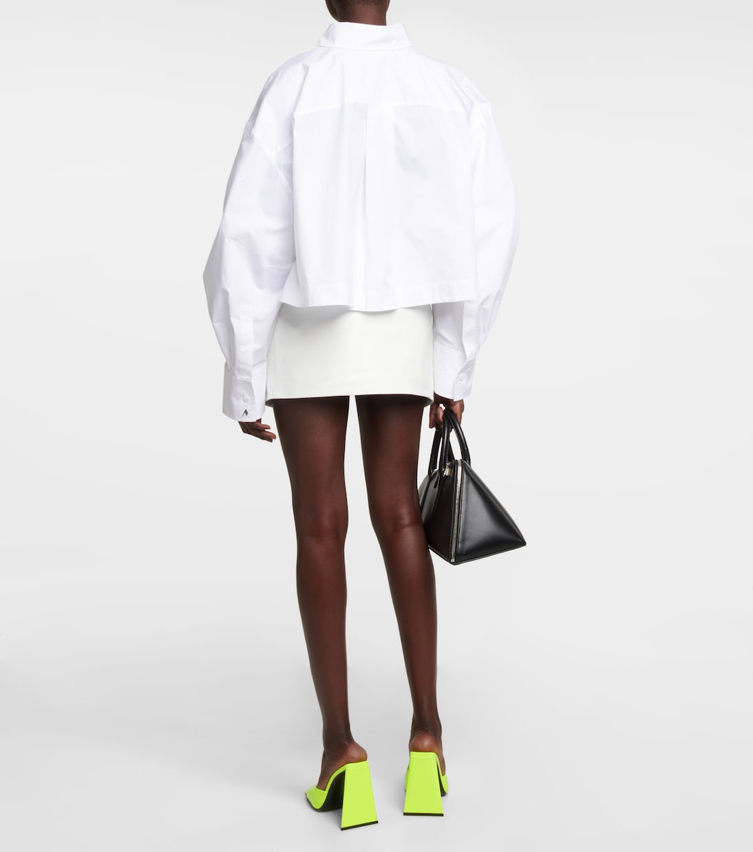 Cloe wrap leather miniskirt | The Attico