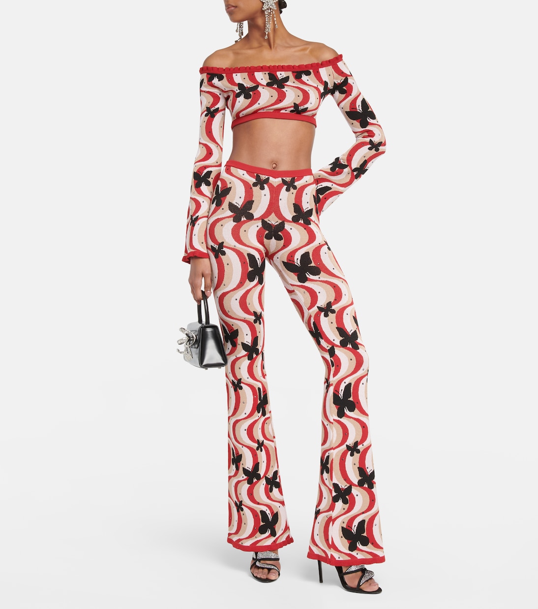 Sandalen aus Leder | Alessandra Rich