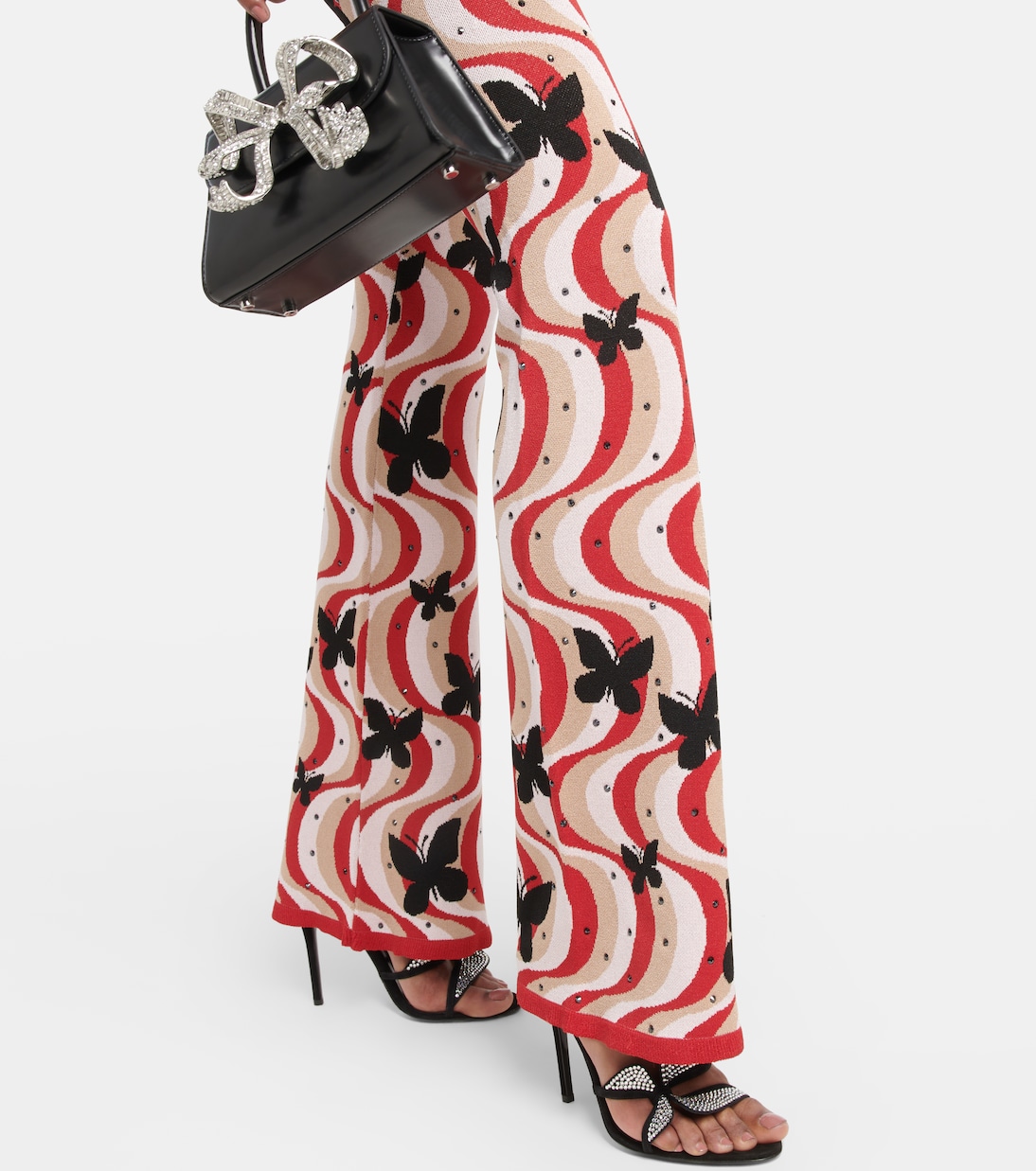 Sandalen aus Leder | Alessandra Rich