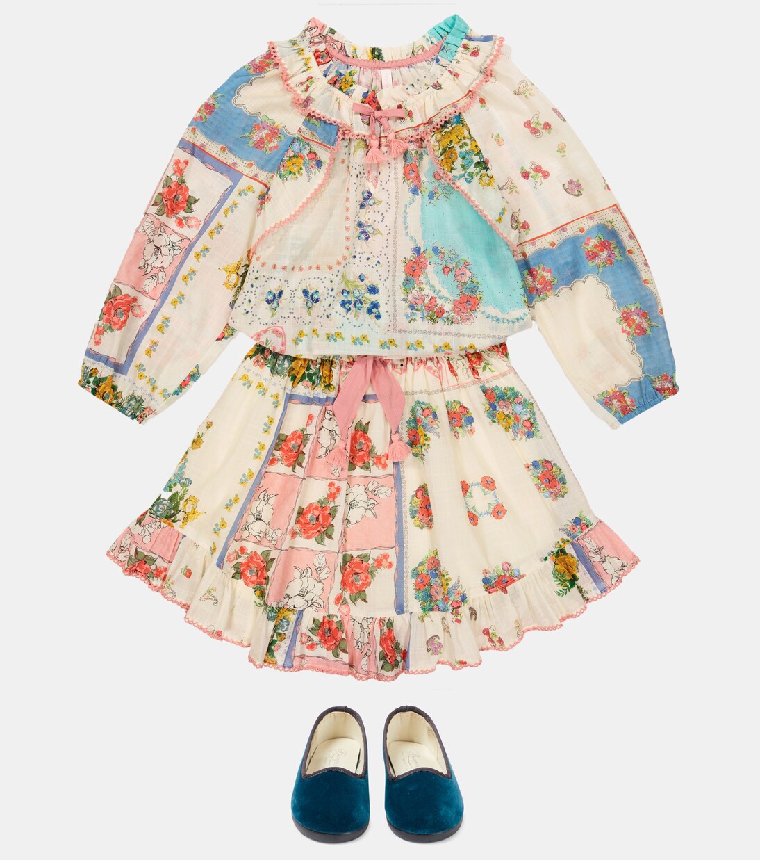 Top Clover in cotone con stampa | Zimmermann Kids