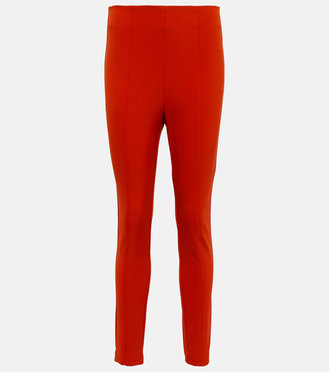 High-rise skinny scuba pants | Veronica Beard