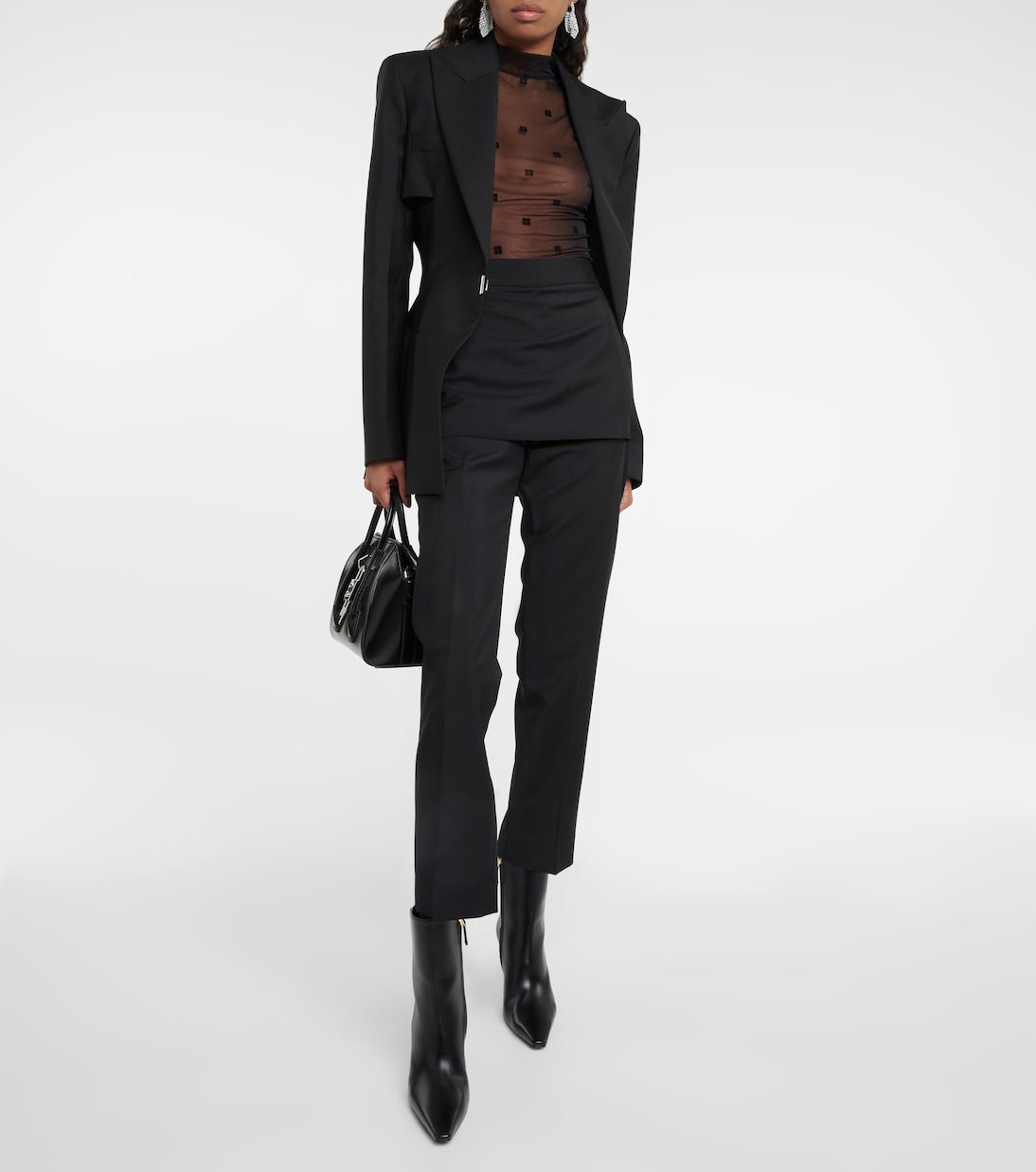 Givenchy 4G Body in Tulle e Jacquard: Stile Giovane e Moderno