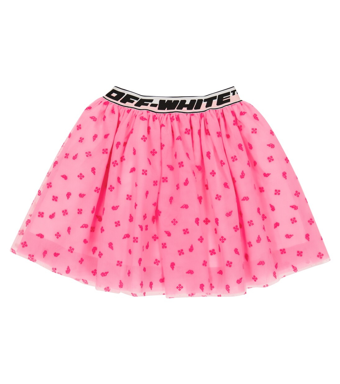 Arrows jacquard layered skirt | Off-White Kids