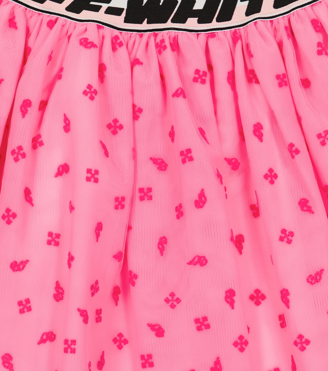 Arrows jacquard layered skirt | Off-White Kids