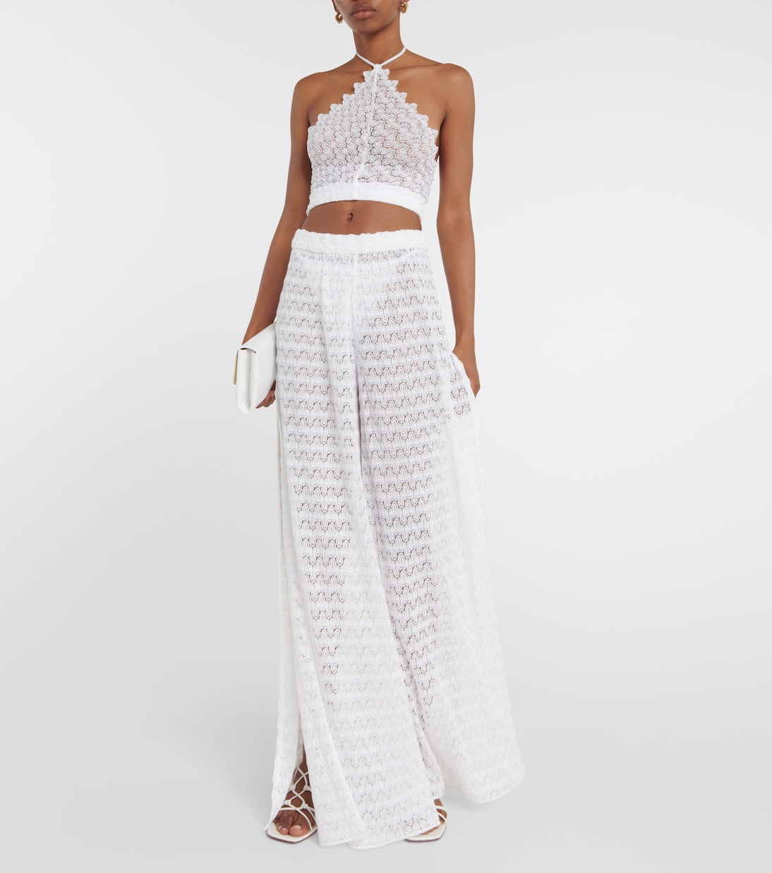 Cropped-Top aus Häkelstrick | Missoni Mare