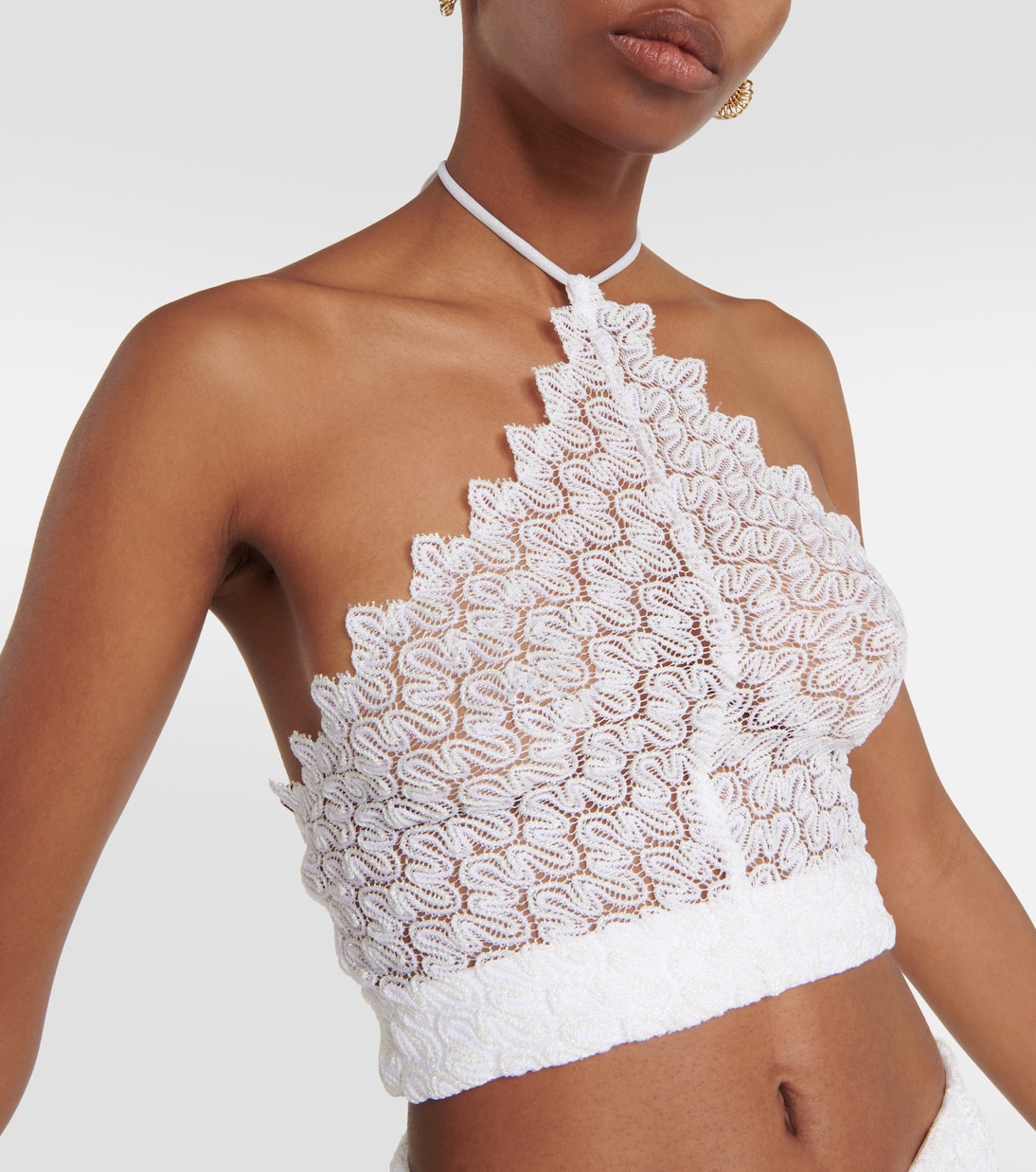 Cropped-Top aus Häkelstrick | Missoni Mare
