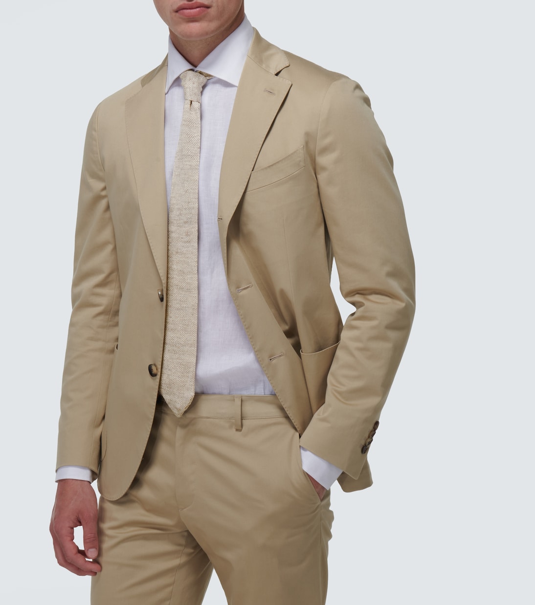 Linen knit tie | Thom Sweeney