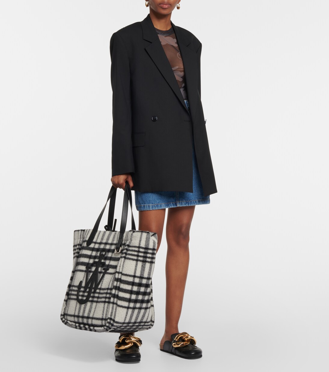 Borsa Belt a quadri | JW Anderson