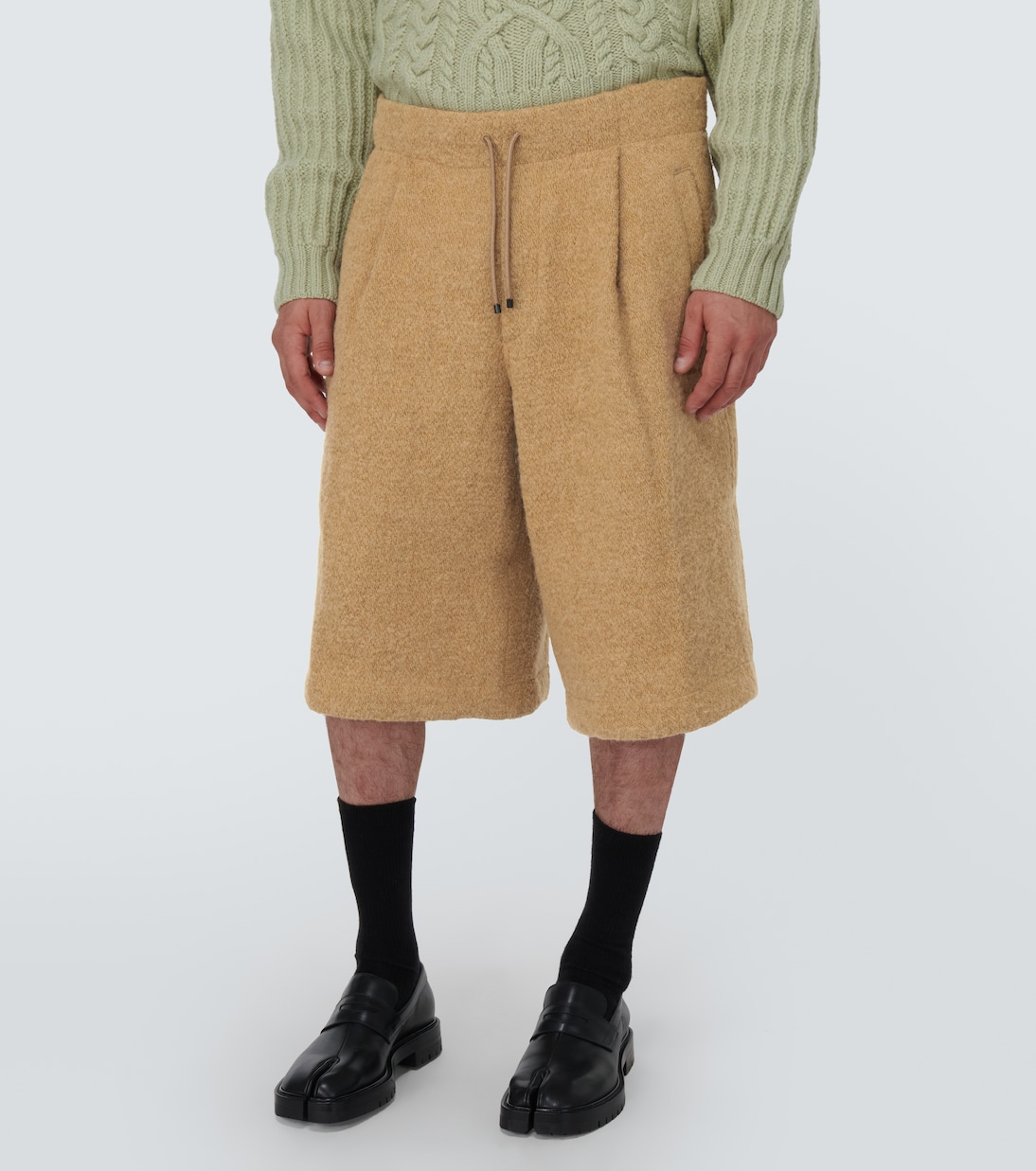 Jute-blend shorts | Dries Van Noten