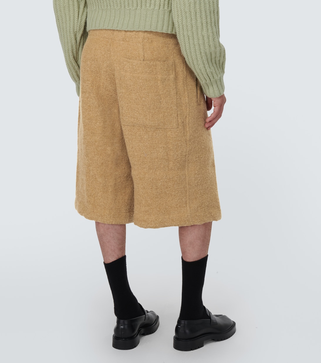Jute-blend shorts | Dries Van Noten